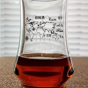 Rum Taster Glass 5.75oz 170ml Limited Edition Ron Rhum Whiskey sipping tasting