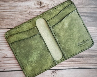 olive green wallets