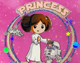 Princess Leia cake topper