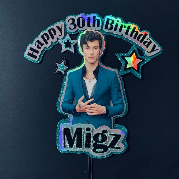 Shawn Mendes Cake Topper