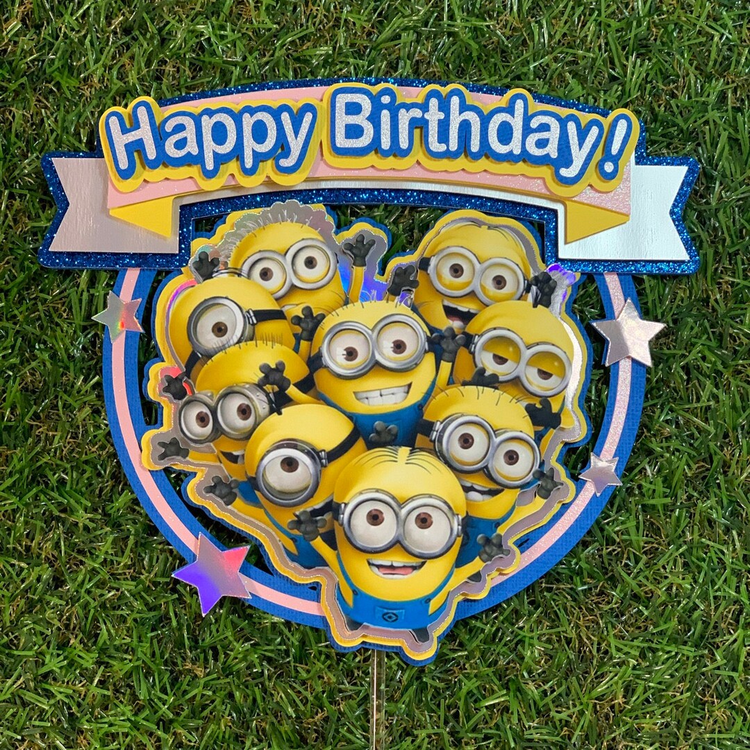 Minions Cake Topper - Etsy