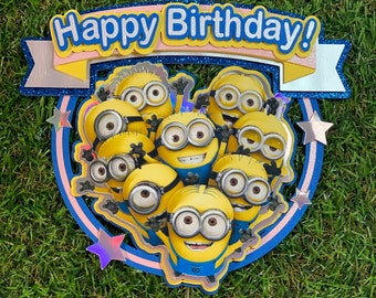 Minions cake topper