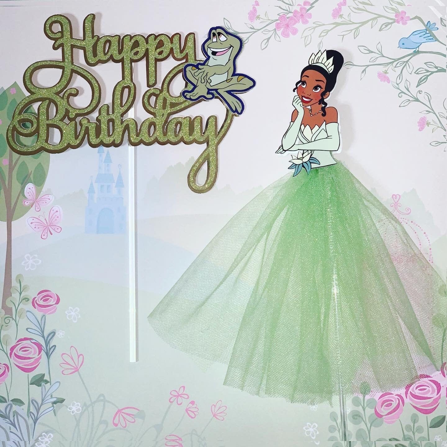 Princess and the Frog Cake Topper / Princess Tiana Cake Topper | Etsy