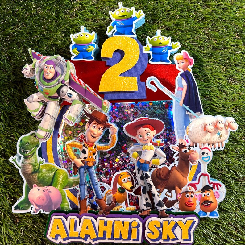 Toy Story Cake Topper Etsy
