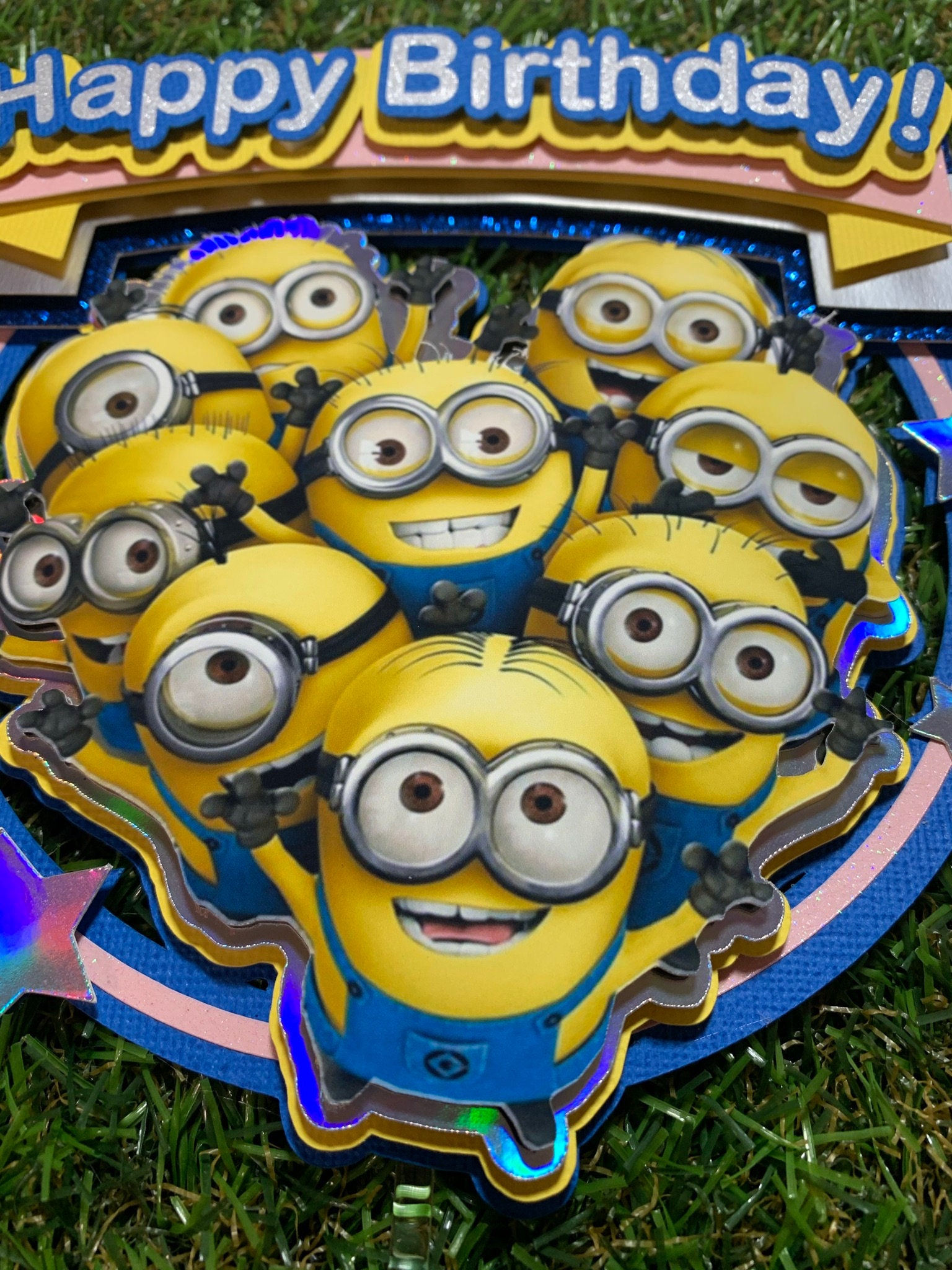 Minions Cake Topper Etsy De