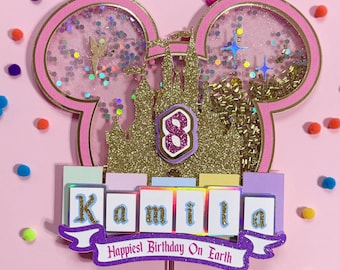 Vintage Disneyland Cake Topper