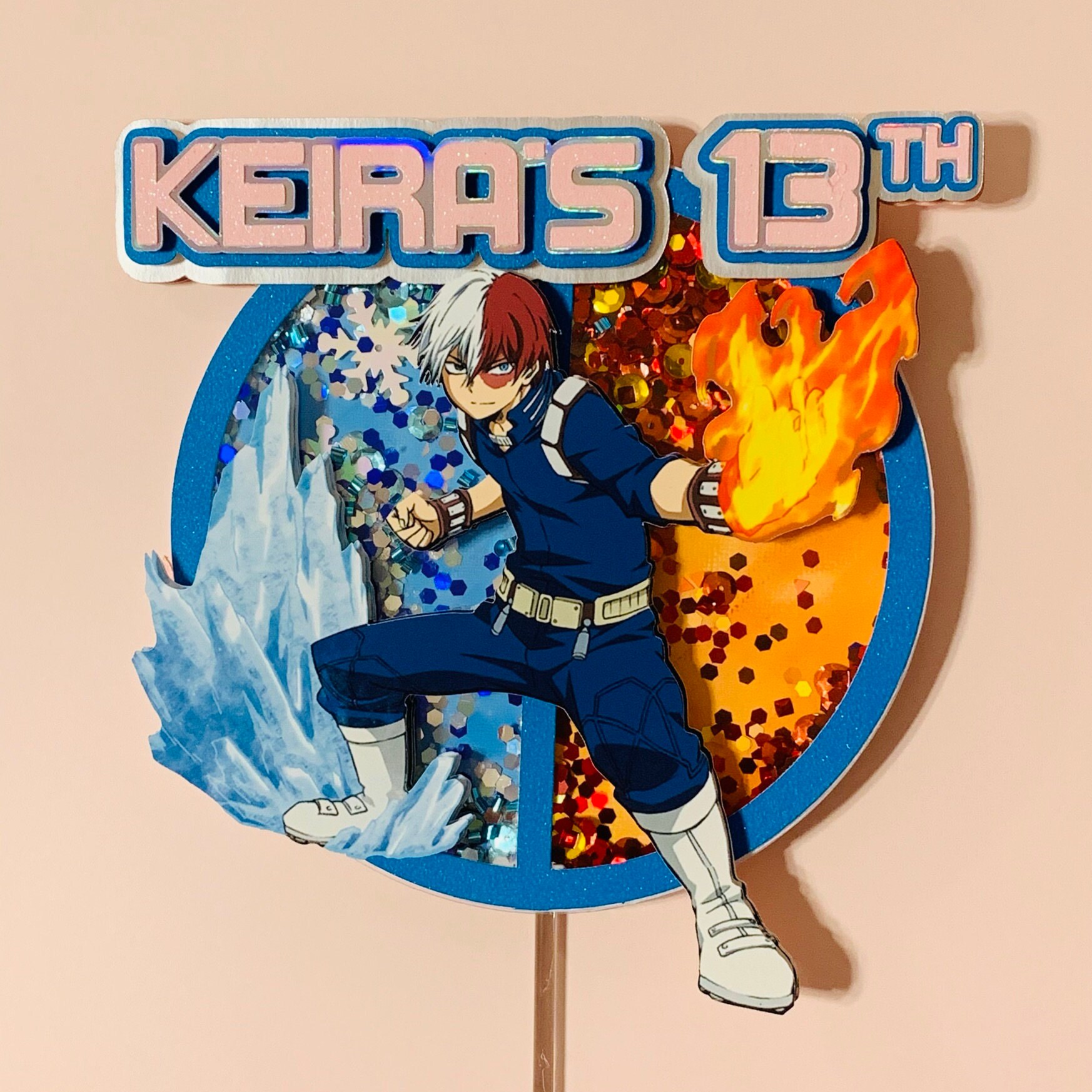 My Hero Academia Cake Topper / MHA Cake Topper / Todoroki Cake | Etsy ...