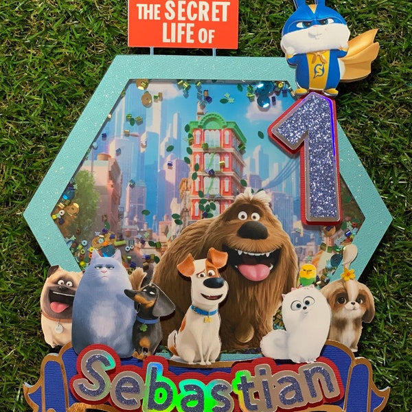 The Secret Life of Pets Cake topper