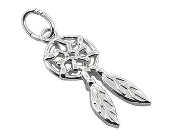 Sterling Silver Dreamcatcher Charm