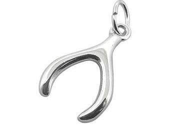 Sterling Silver Wishbone Charm