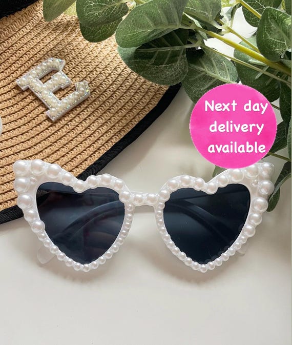 Buy Wedding Sunglasses Personalised Love Heart Sunglasses White Wedding Personalised Sunglasseswedding Video Wedding Date Initials Wedding Gift Online in India Etsy
