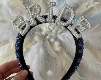 Bride Headband | Bridal Party Hair Accessory | Wedding | Hen Party | Bride | Bride Gift
