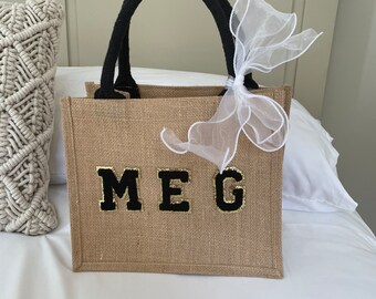 Beach Bag | Personalised Bag | Bride Bag | Christmas Bag | Gift Bag | Wedding Day Bag