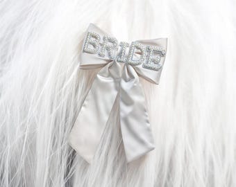Pearl Bride Headband | Bridal Hair Accessory, Wedding Day Bow