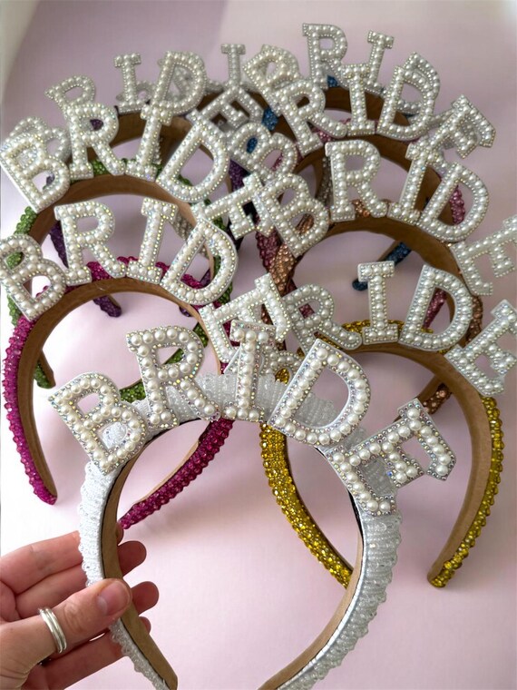 Pearl Bride Headband | Bridal Hair Accessory Hen Party  display picture 2