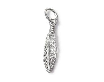 Sterling Silver Feather Charm