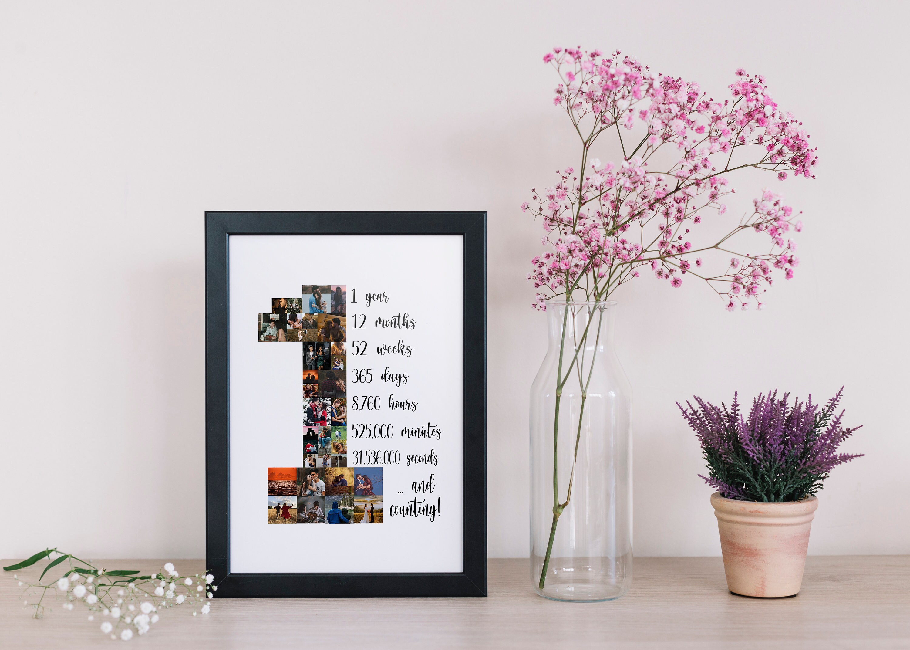 Regalo de aniversario de 1 año para novio regalo de | Etsy