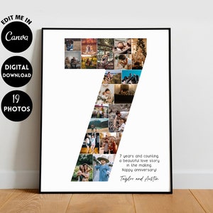 30 Photos, 6th Month Anniversary Gift for Boyfriend, Personalized