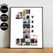 EDITABLE 24 photos, Custom 1st anniversary photo collage | anniversary gift | 1 year anniversary | gift for boyfriend, gift for her