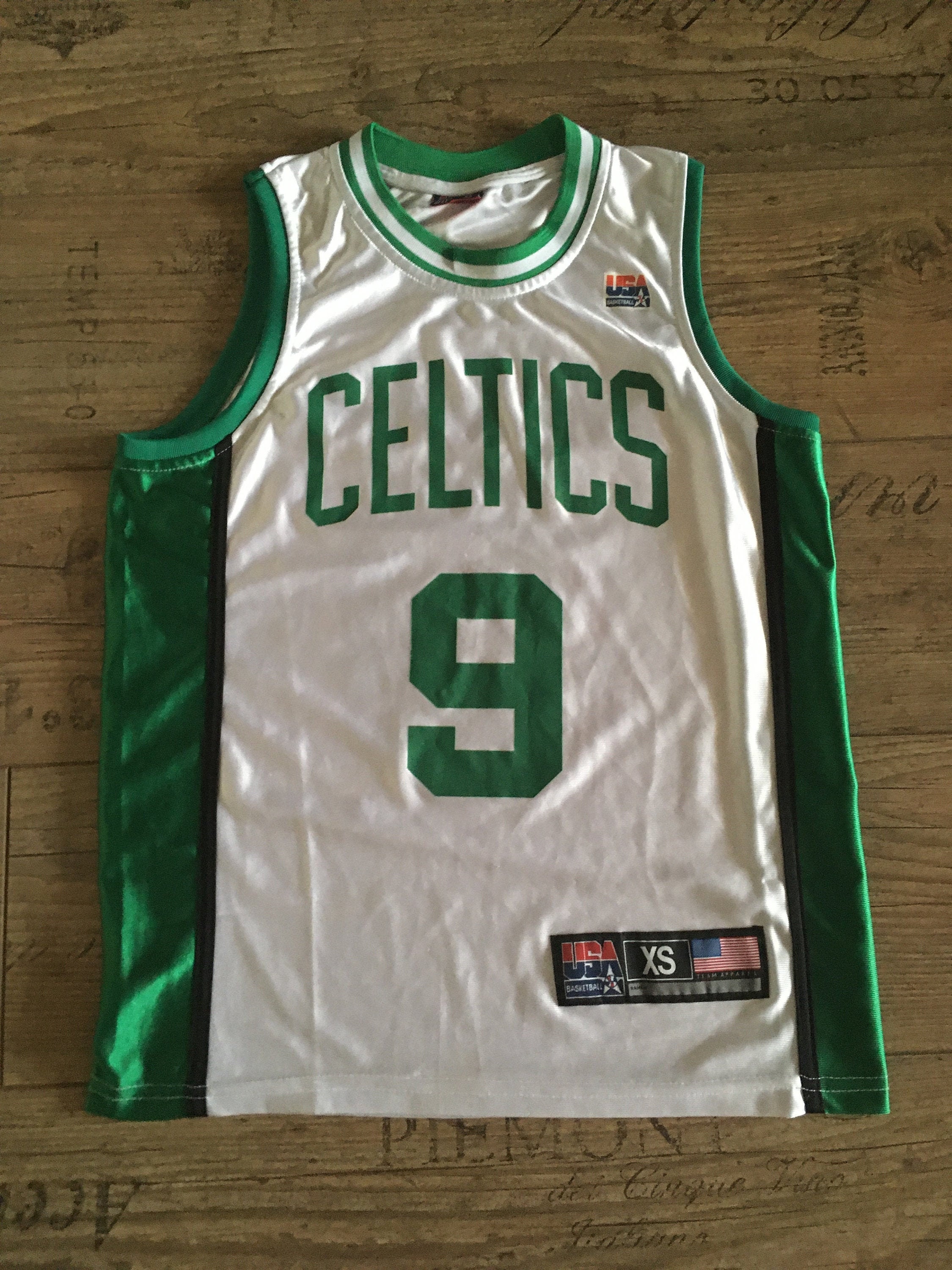 Jersey Boston Celtics Rajon Rondo 9 Basketball NBA Home Kit | Etsy
