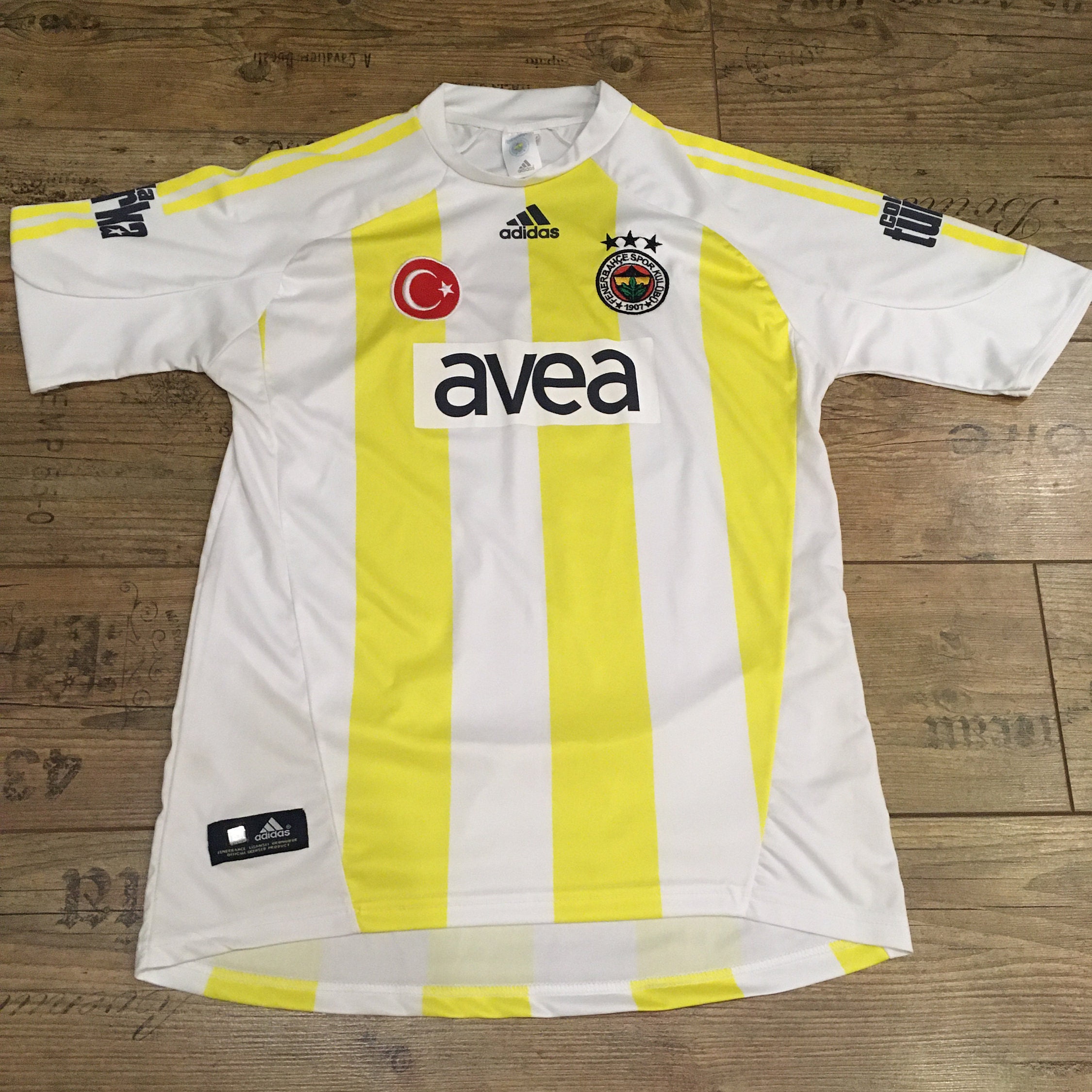 Jersey Fenerbahce S.K. Turkey Super Lig 2007/2008 Away Kit Etsy