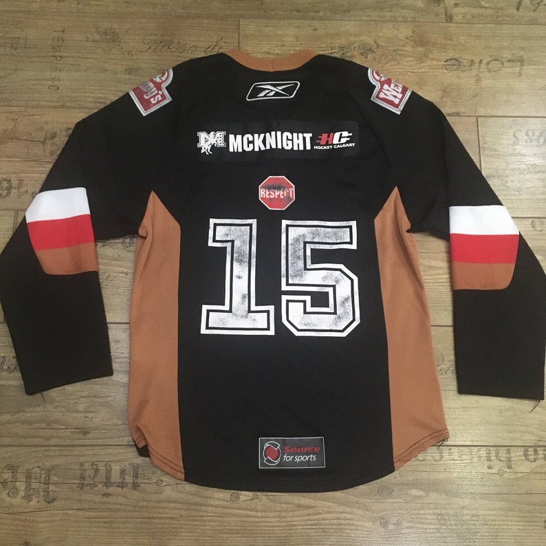 Jersey Calgary Hitmen 15 Ice Hockey WHL Kit CCM Reebok S Etsy