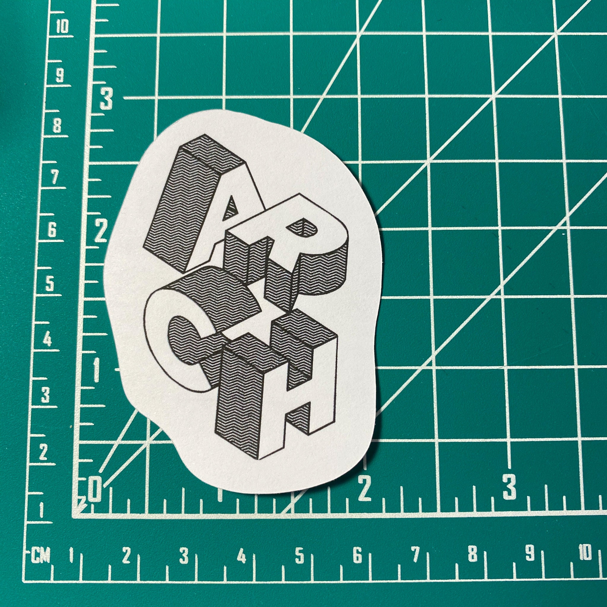 Architecture Sticker | Arch Sticker | Letter Blocks Sticker | Architect ...
