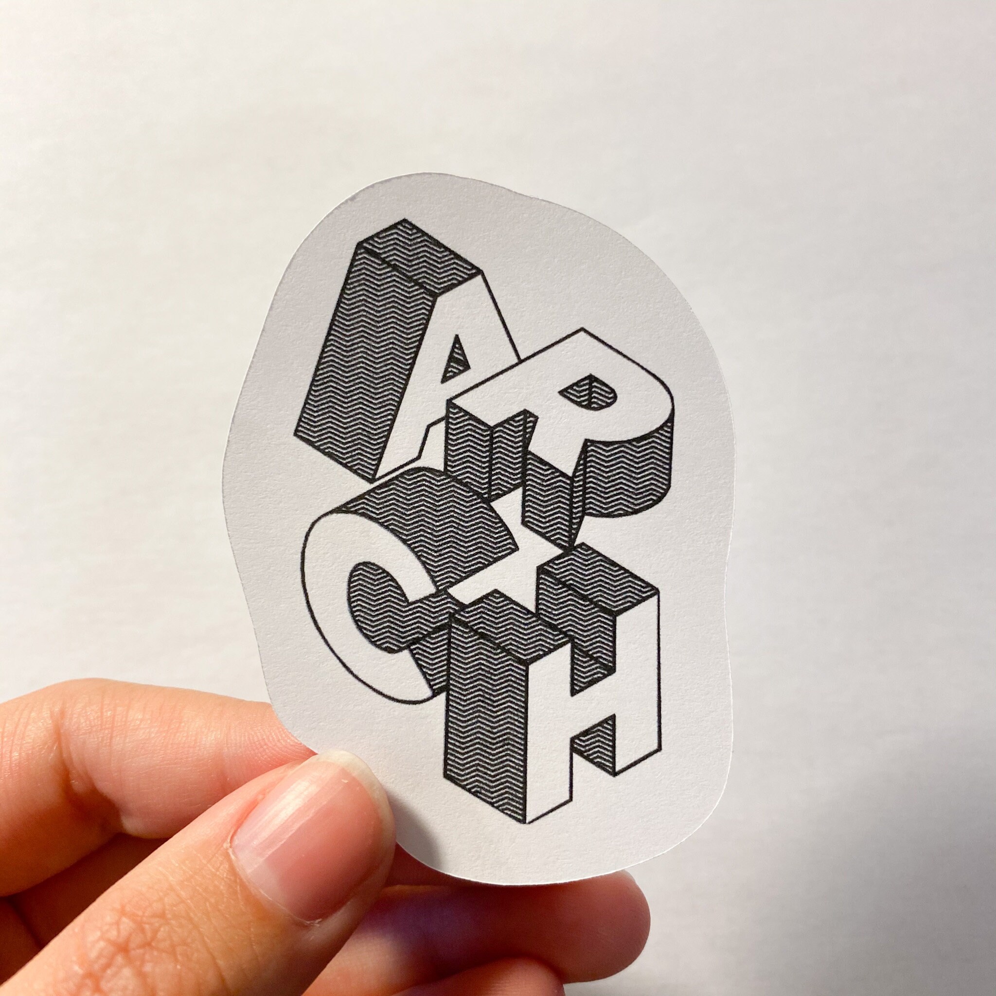 Architecture Sticker | Arch Sticker | Letter Blocks Sticker | Architect ...