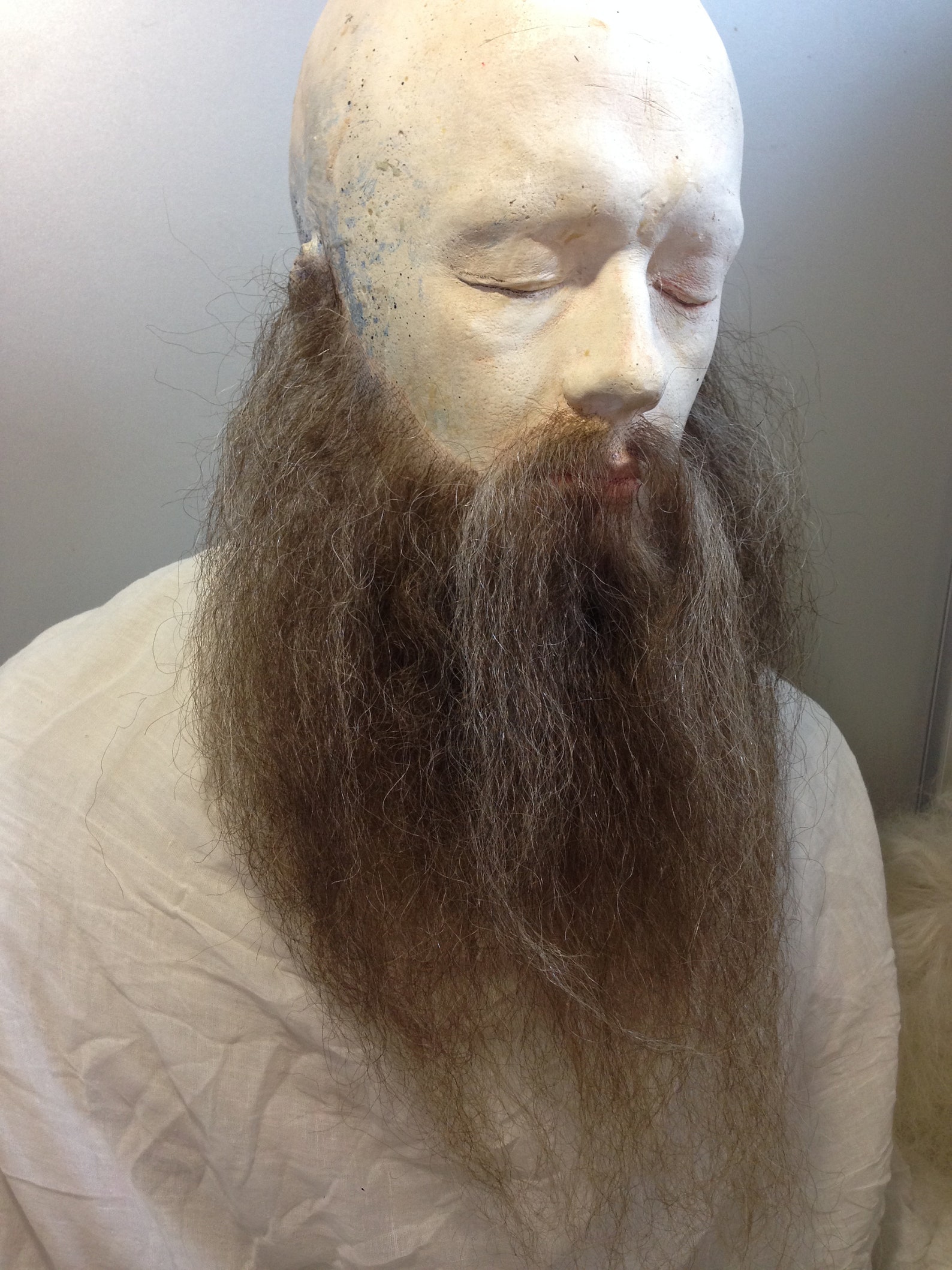 Realistic fake beard 100 natural yak hair etsy