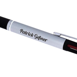 Touchpen 3 Farben Kugelschreiber  mit Gravur