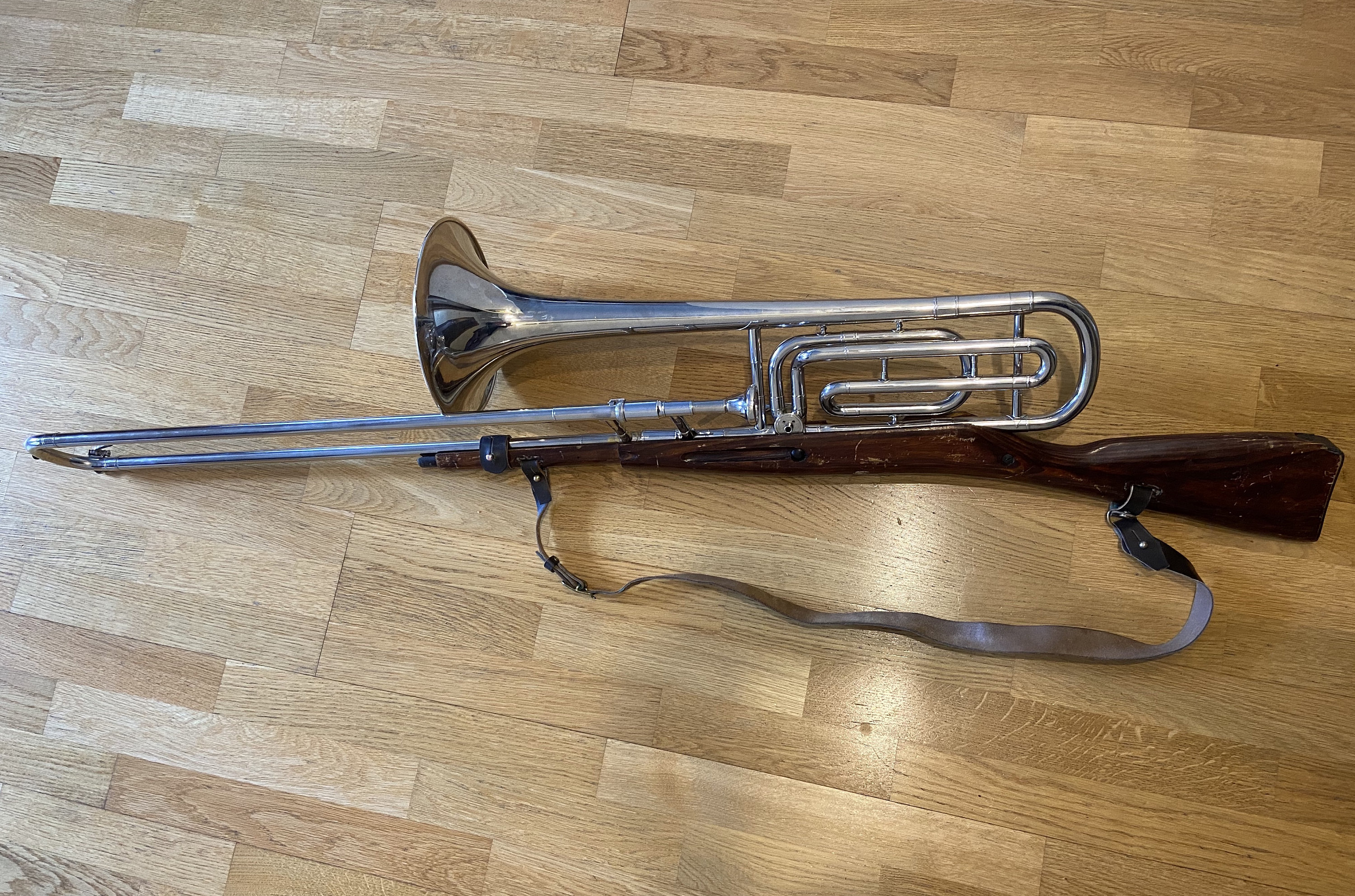 Wall decor Trombone art gift for musician Etsy