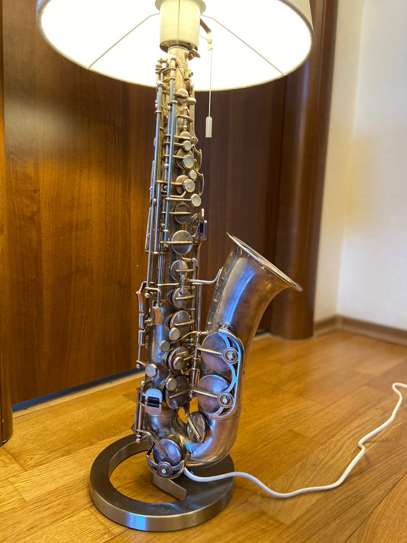 Saxophone lamp Table lamp Desk lamp Gift for man Home Etsy