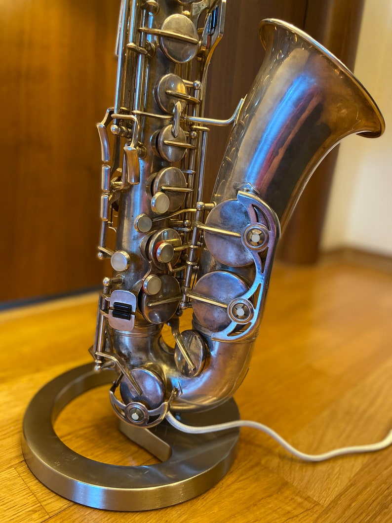 Saxophone lamp Table lamp Desk lamp Gift for man Home Etsy