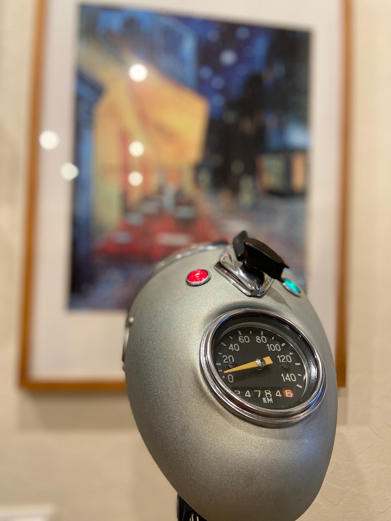 Motorcycle lamp loft moto lamp lamp on tripod industry Etsy