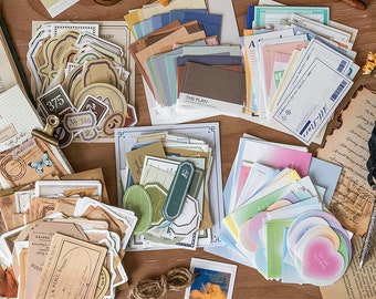100 pc Ephemera Paper Pack: Scrapbooking, Junk Journals
