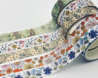 5 Rollen Floral Washi Tape Set, Scrapbook Planer Dekoration SDRT240730-8