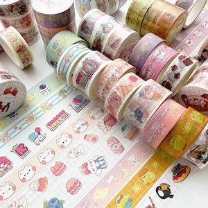 3 Rolls Cute Washi Tape Set, Starry Washi Tapes, Mermaid Gift Wrapping Tape