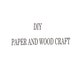 DIYPaperandwoodcraft store logo