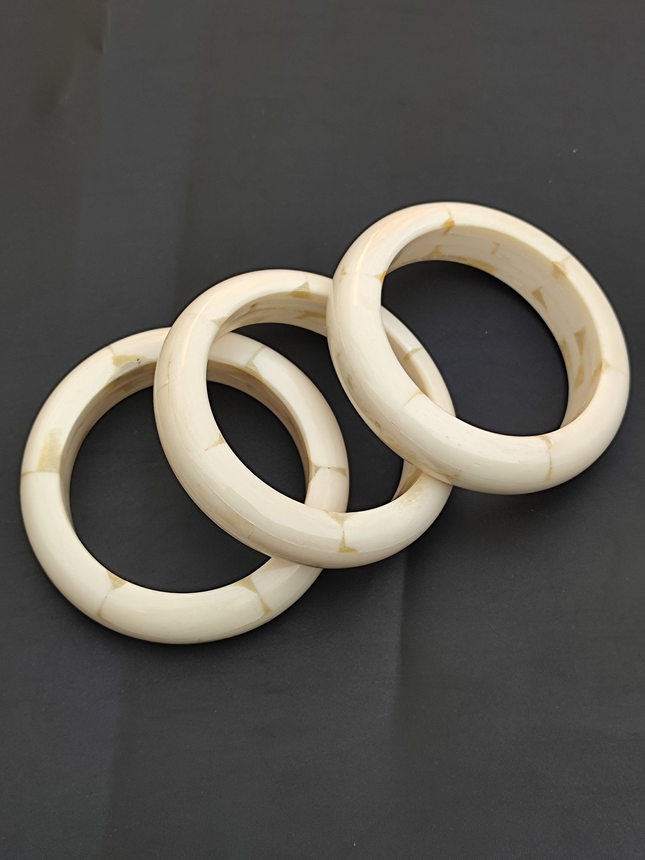 Buffalo Bone Bangle Bracelet, Ethically Sourced, Indian Vintage Style ...