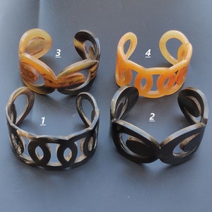 Horn Cuff Bangle Bracelet Horn Bone Jewelry Ethically Sourced Buffalo Horn Bangle Handmade Bohemian Stylish Horn Bangle For Her
