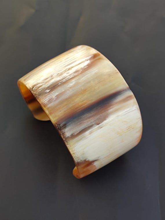 Horn Cuff Bangle Bracelet Horn Bone Jewelry Ethically