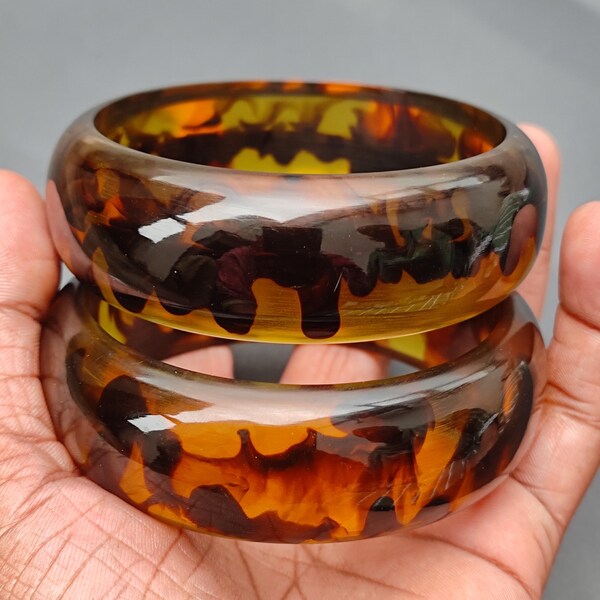 Honey Resin Bangle main image 0