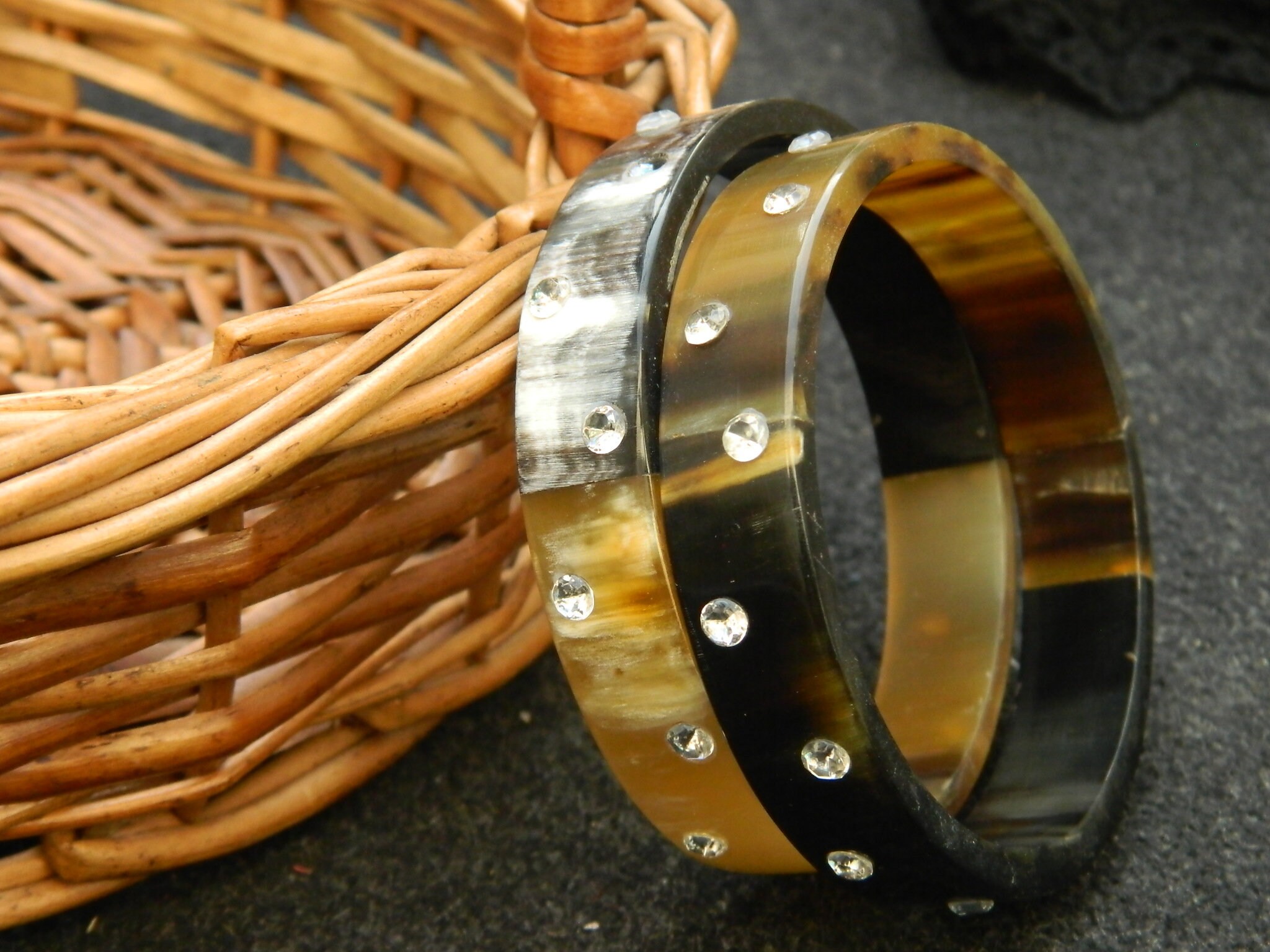 Natural Horn bracelet Horn bangle Designer bracelet Etsy