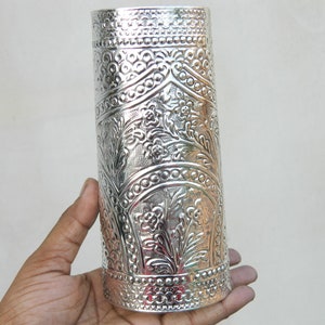 Bohemian Stacking Cuff Bracelet Vintage Style Designer Fashion Jewelry Handcrafted Wide Wrist Cuff Bracelet Silver Plated Statement Gift