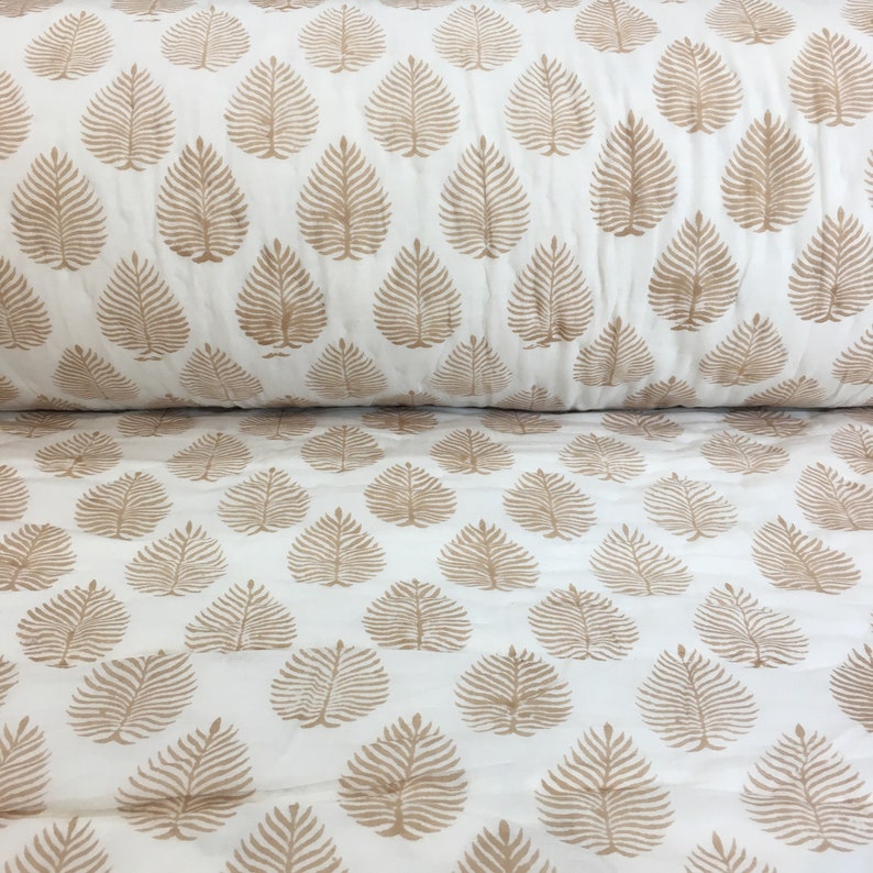 Block Print Quilt California King Queen Size Quilt Handmade Etsy