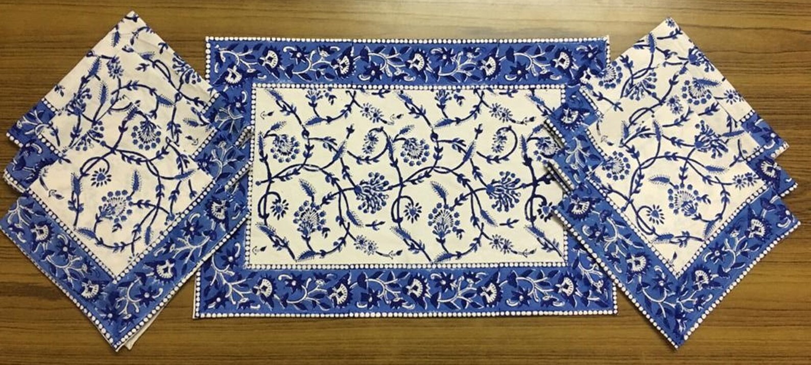 Handmade Placemats/Block print placemats/Table mats/Cotton Etsy