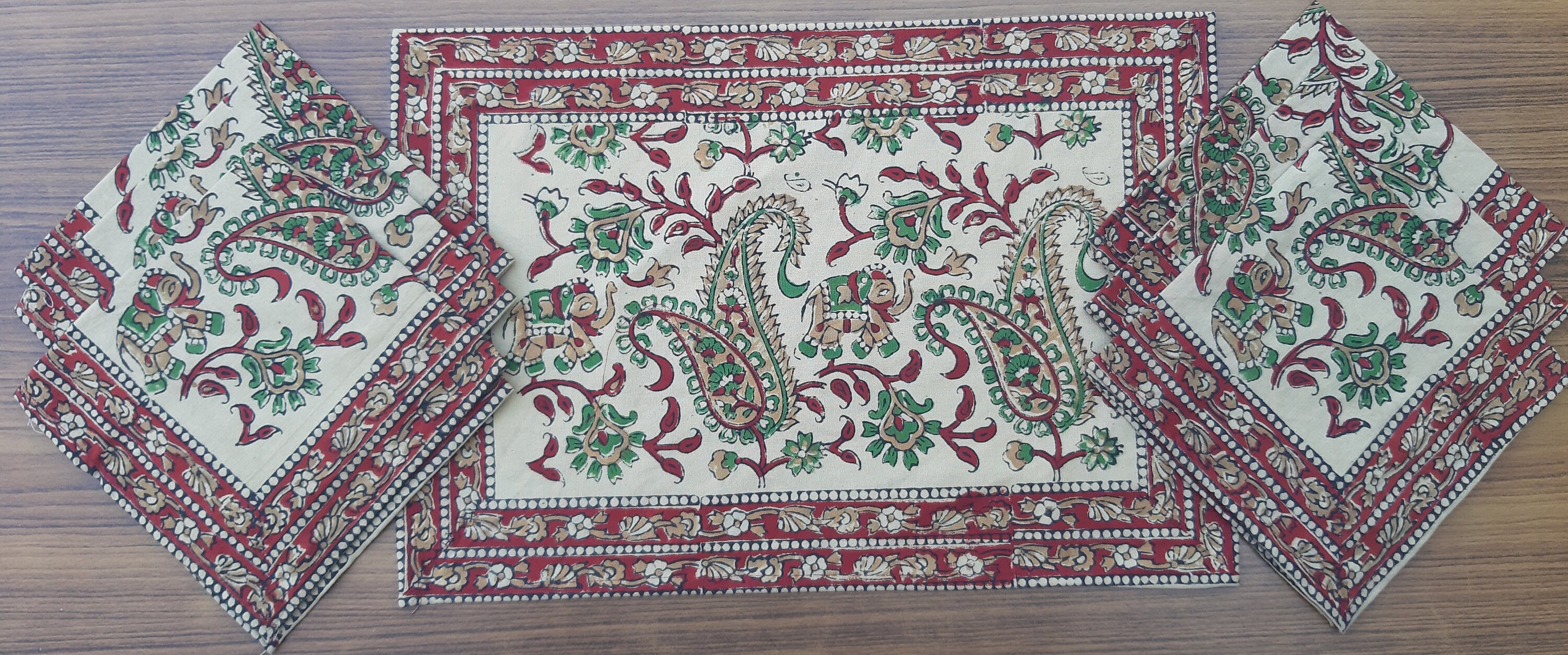 Fabric Placemats and Napkin Set of 6 Host Gift for Etsy