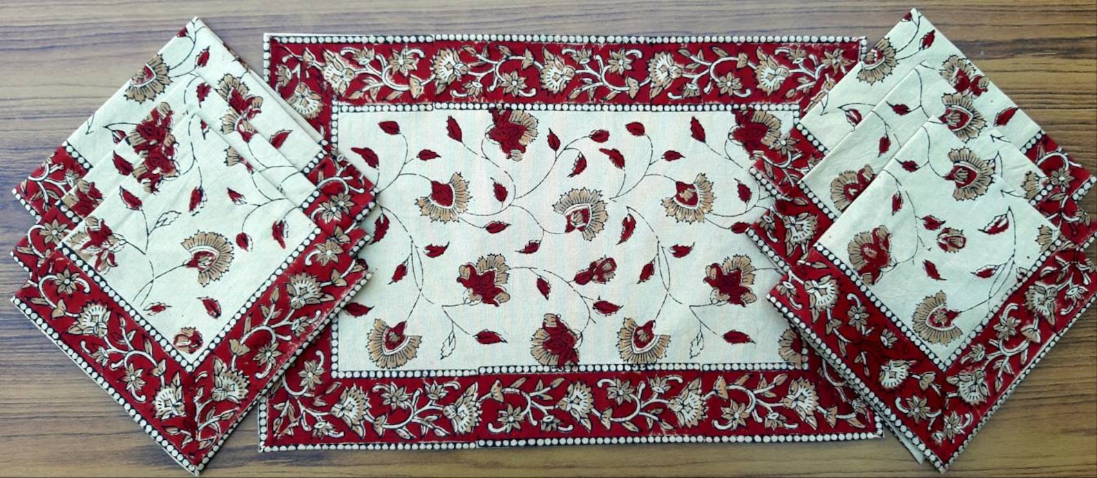 Handmade Placemat/Floral Print Napkins Etsy