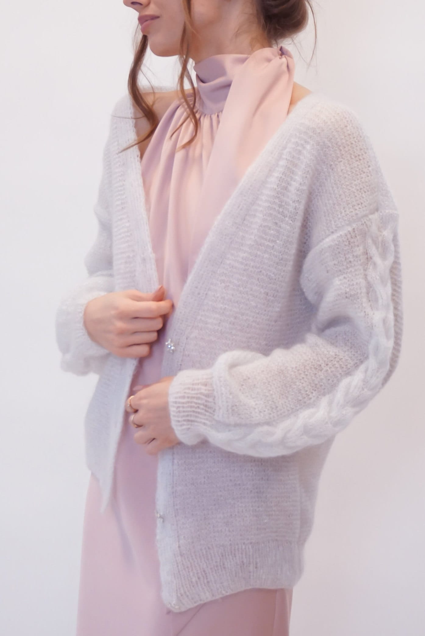 Womens Mohair Cardigan Knitting Pattern Mirela Cardigan Top Etsy