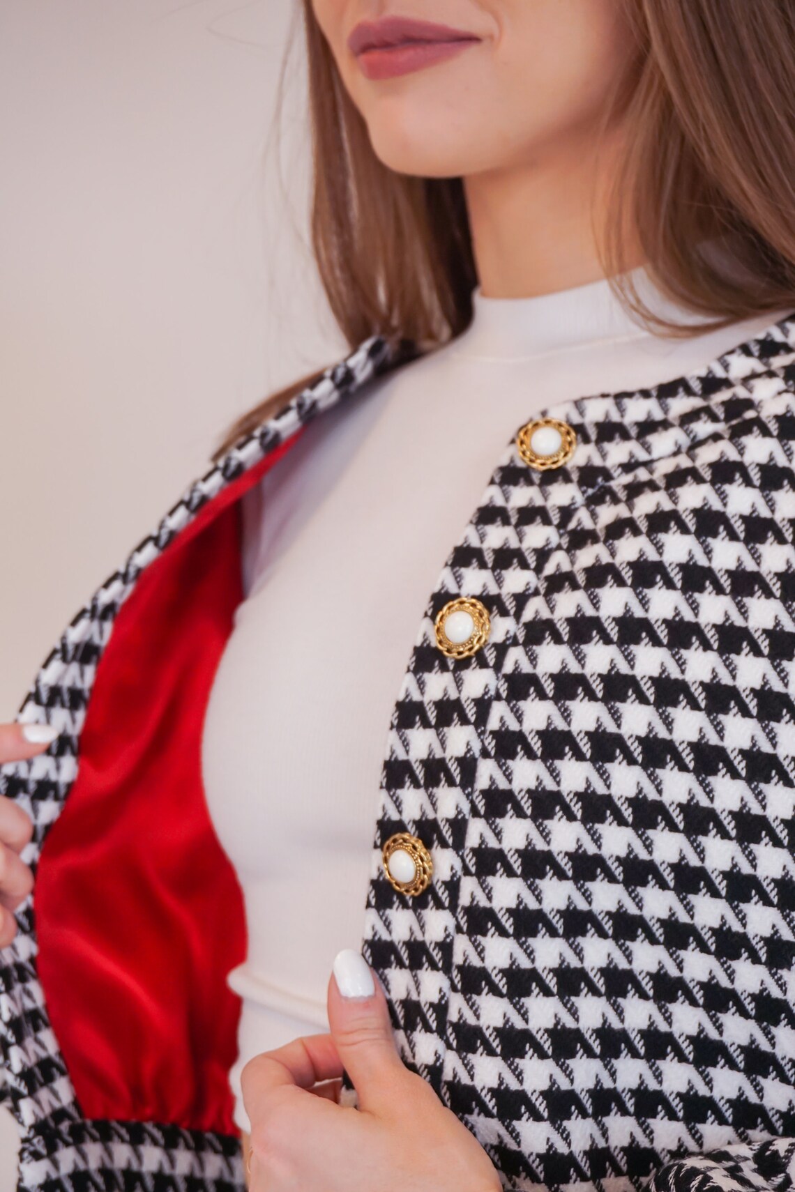 Womens Bomber Jacket With Lining & Buttons Soraya Bomber Etsy Australia